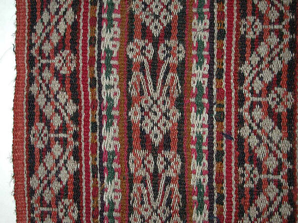 Woman's Mantle, Half, Camelid hair, Aymara