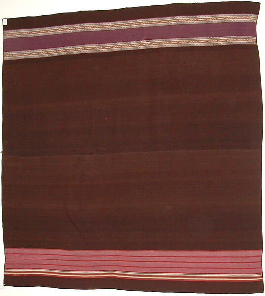 Woman's Overskirt (Aksu), Camelid hair, Aymara 