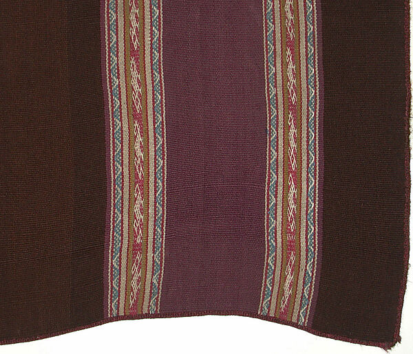 Woman's Overskirt (Aksu), Camelid hair, Aymara