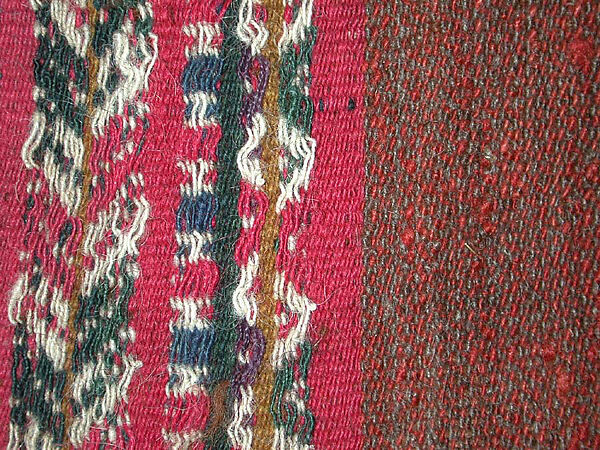 Woman's Overskirt, Half (?), Camelid hair, Aymara