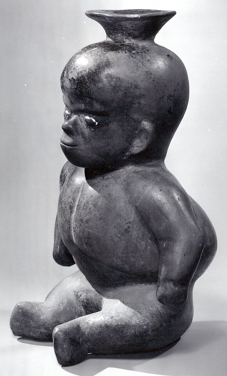 Hunchback Vessel, Ceramic, Colima