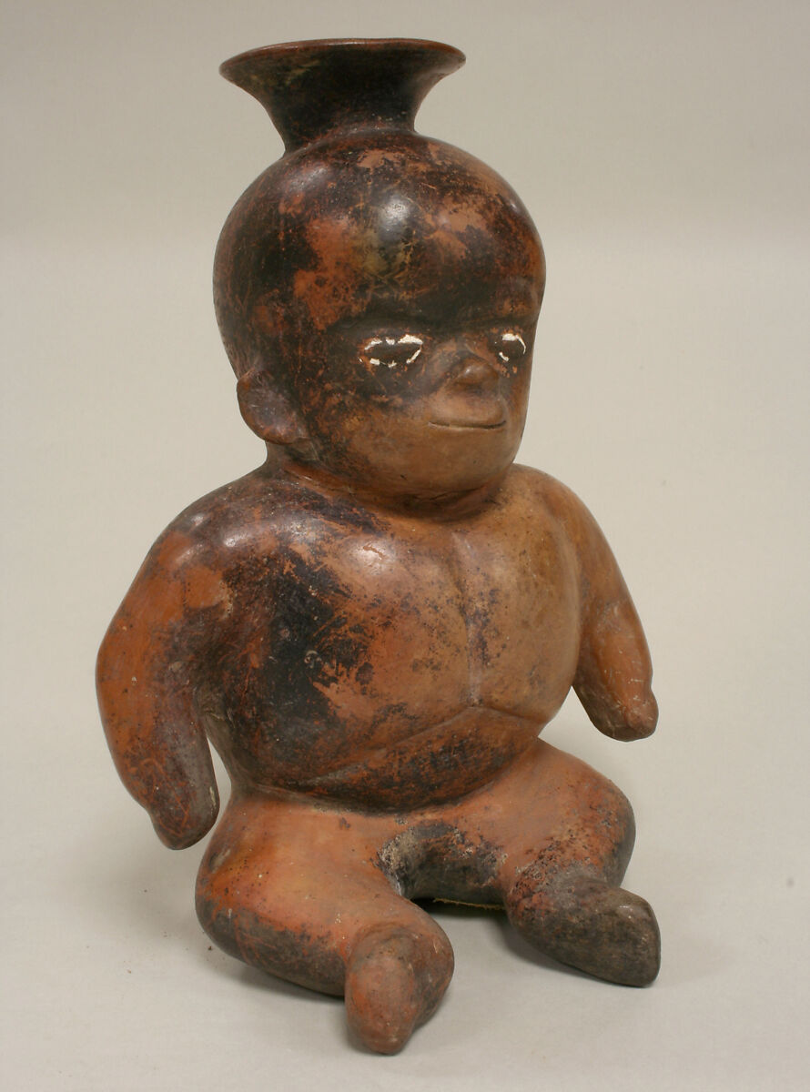 Hunchback Vessel, Ceramic, Colima