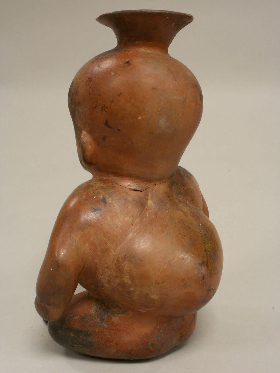 Hunchback Vessel, Ceramic, Colima