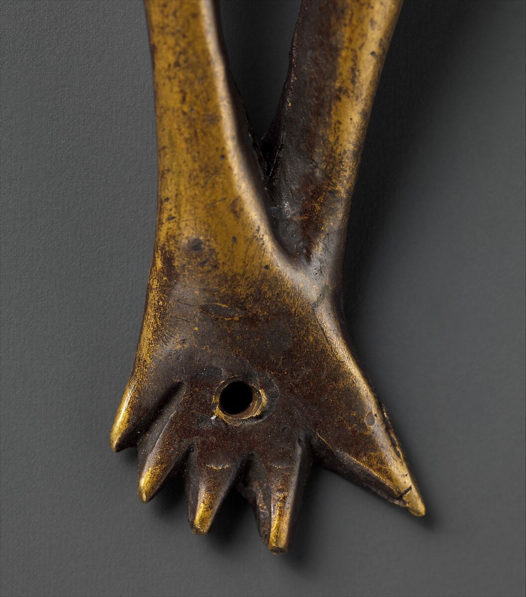 Christ figure, Kongo artist, Brass, Kongo