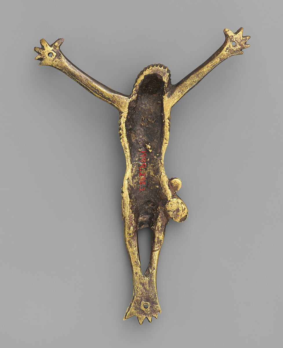 Christ figure, Kongo artist, Brass, Kongo