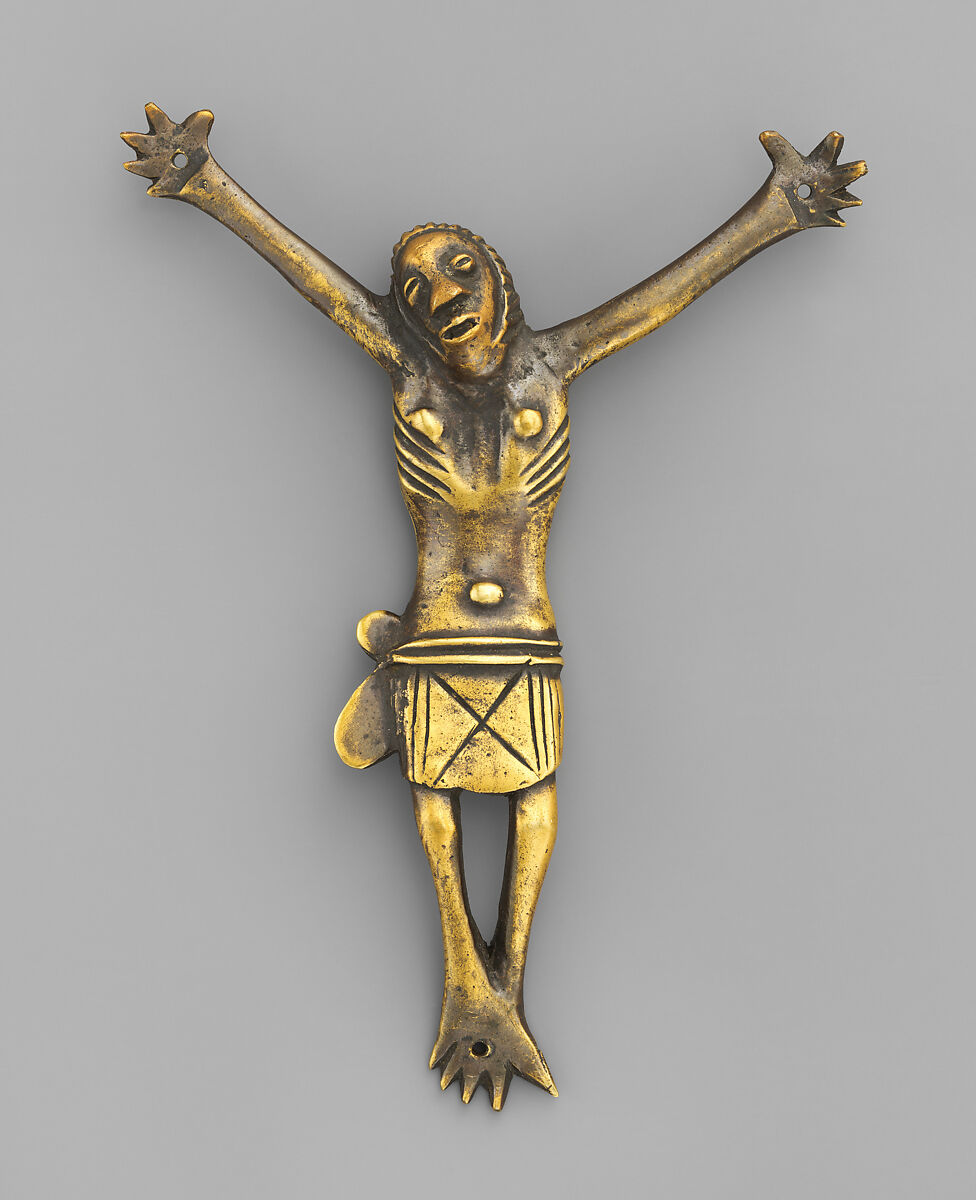 Christ, Open-back cast brass, Kongo peoples; Kongo Kingdom 