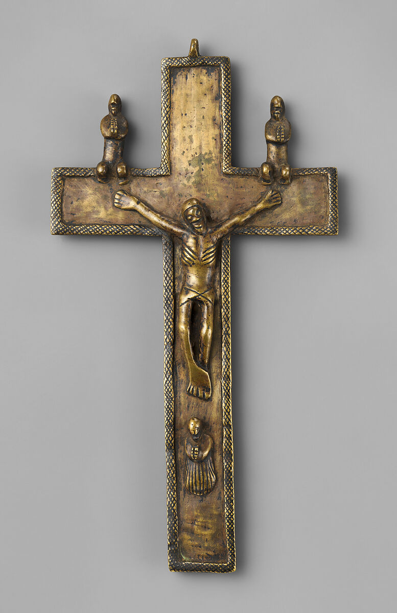 Crucifix, Brass, Kongo peoples 