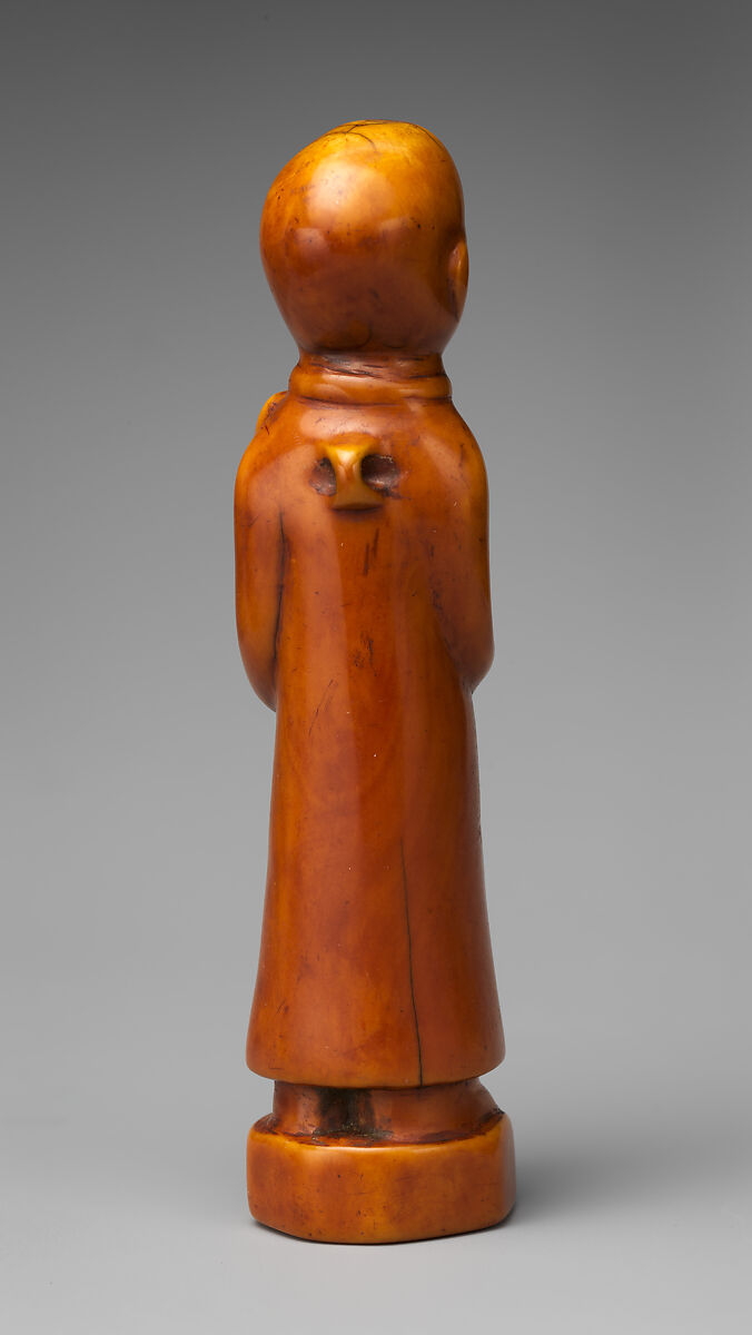 Figure: Saint Anthony (Toni Malau), Ivory (hippopotamus incisor), Kongo peoples
