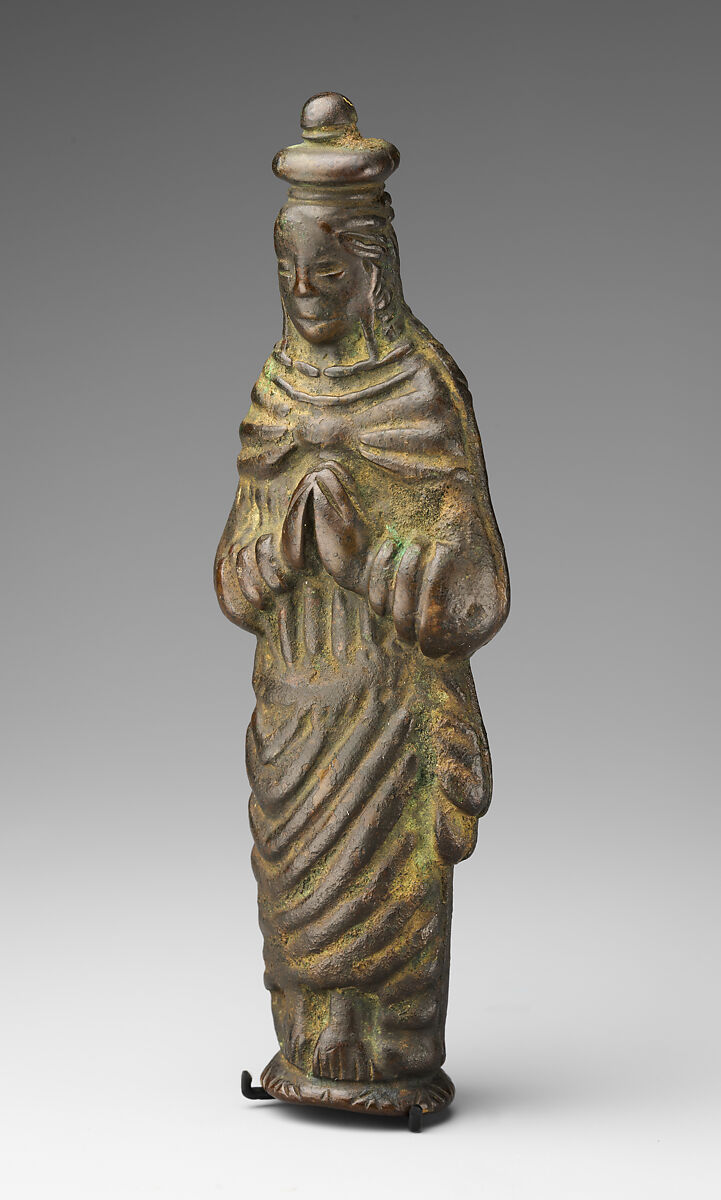 Pendant: Virgin Mary, Brass, Kongo peoples