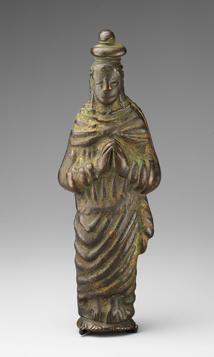 Pendant: Virgin Mary, Brass, Kongo peoples 