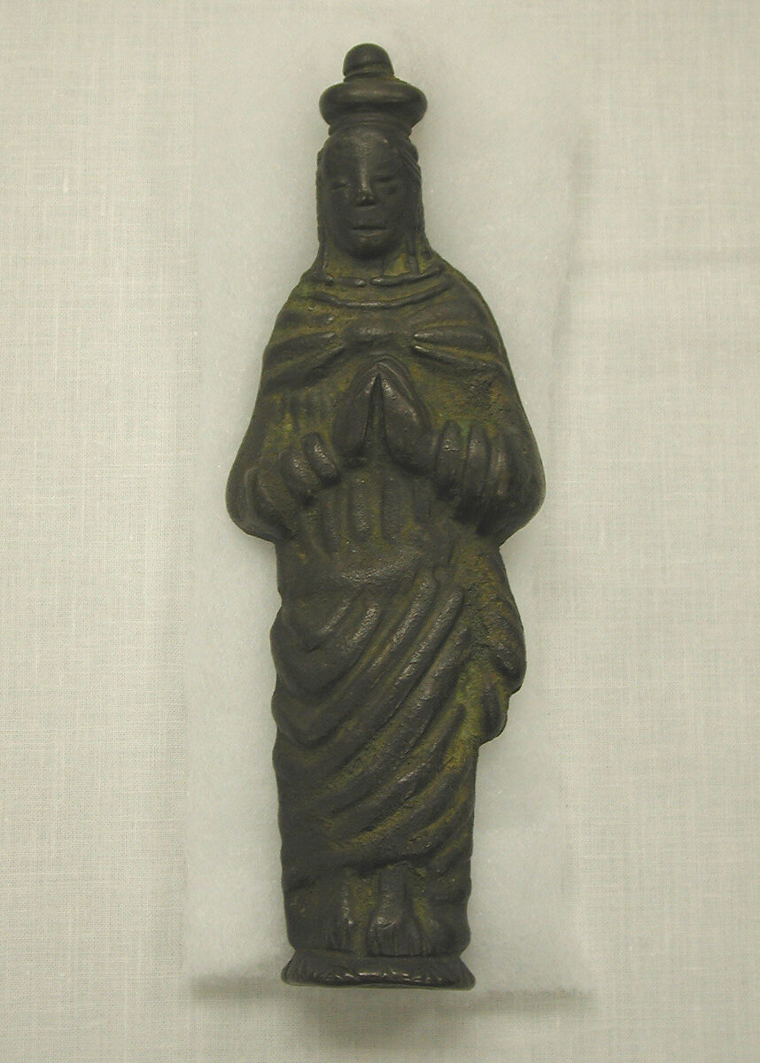 Pendant: Virgin Mary, Brass, Kongo peoples