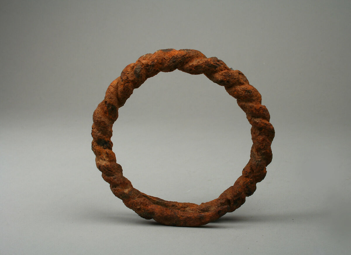 Bracelet, Iron, Bura peoples 