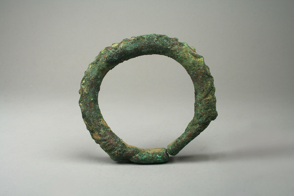 Bracelet, Copper alloy, Middle Niger civilization 