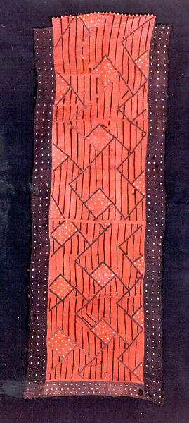 Woman's Overskirt, Raffia palm fiber, Kuba peoples, Bushoong group 