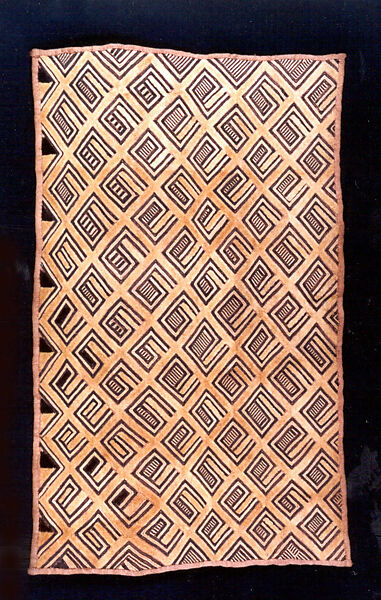 Prestige Panel, Raffia palm fiber, Kuba peoples, Shoowa group 