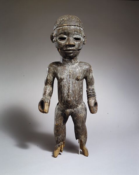 Marionette: Male Figure, Wood, pigment, Ibibio peoples 