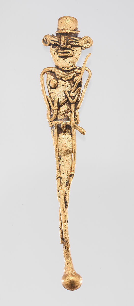 Male Figure (tunjo), Gold, Muisca 