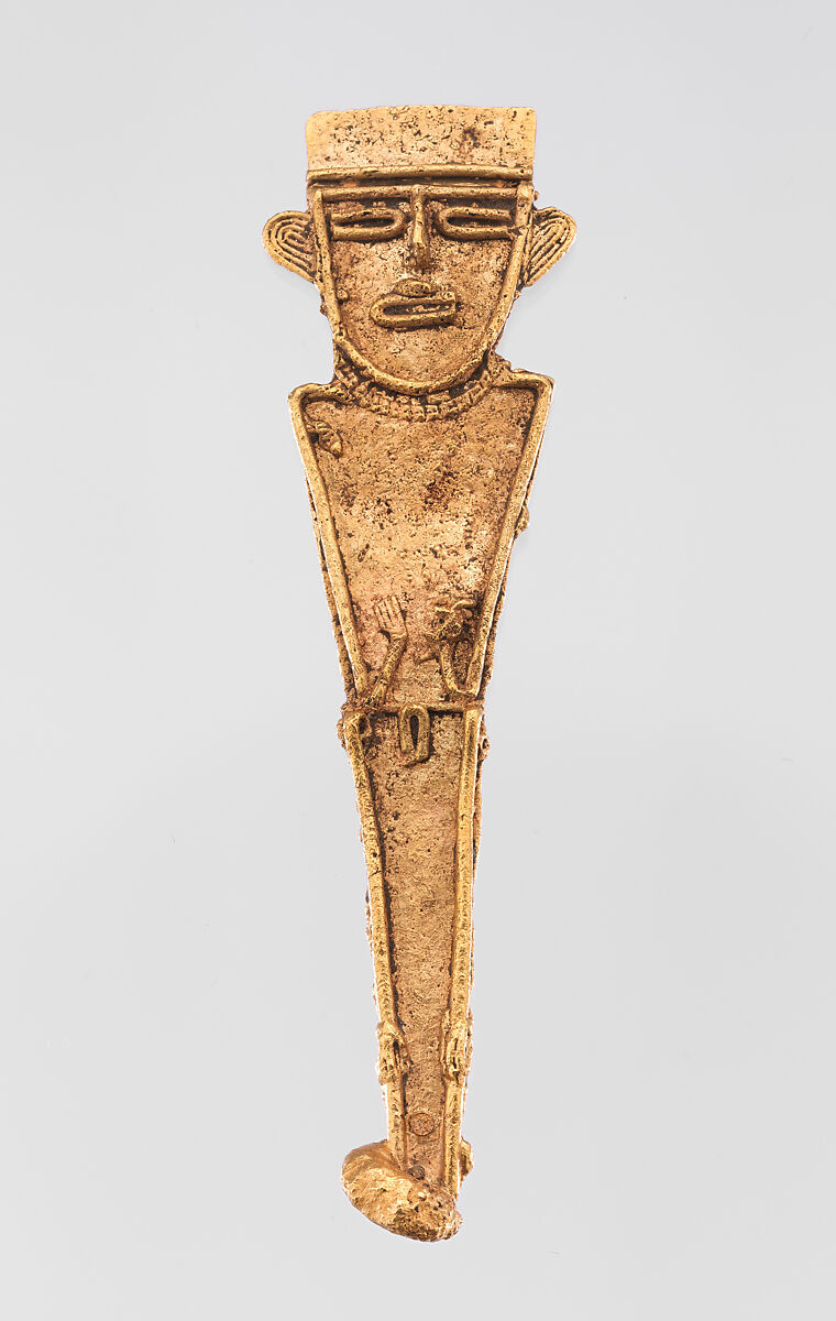 Female Figure (tunjo), Gold (cast), Muisca 