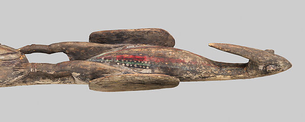 Finial (Yaba) for a Ceremonial House, Wood, paint, Kwoma