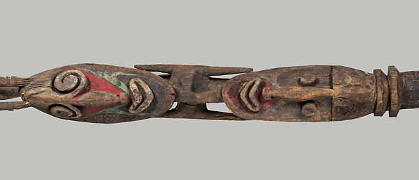 Finial (Yaba) for a Ceremonial House, Wood, paint, Kwoma
