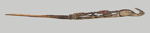 Finial (Yaba) for a Ceremonial House, Wood, paint, Kwoma