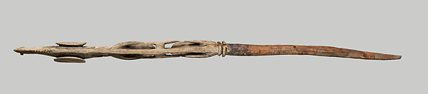 Finial (Yaba) for a Ceremonial House, Wood, paint, Kwoma