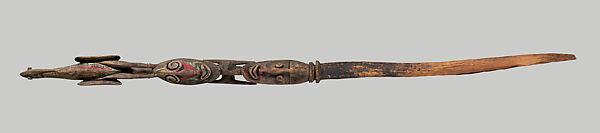 Finial (Yaba) for a Ceremonial House, Wood, paint, Kwoma