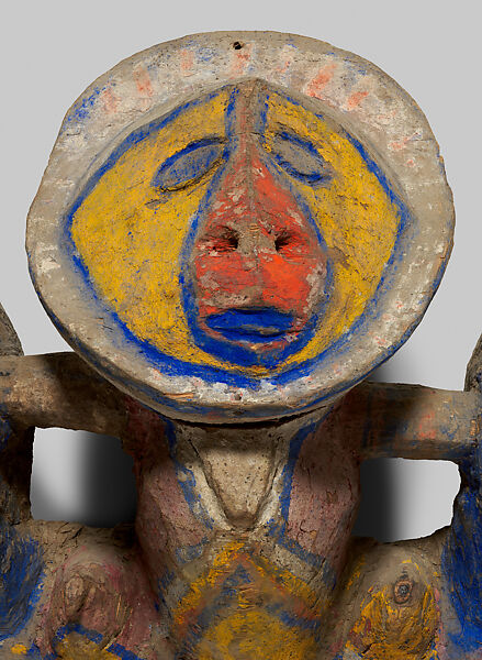 Lintel Carving from a Ceremonial House, Wood, paint, Yangoru Boiken