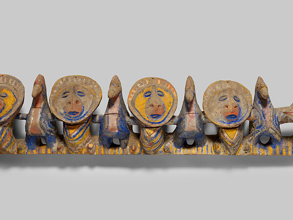 Lintel Carving from a Ceremonial House, Wood, paint, Yangoru Boiken