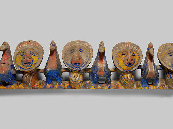 Lintel Carving from a Ceremonial House, Wood, paint, Yangoru Boiken