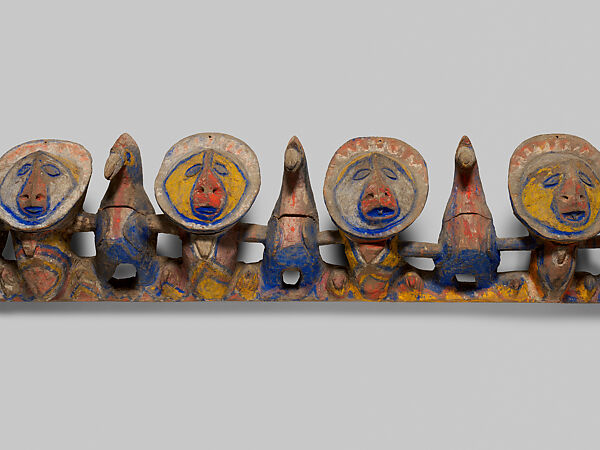 Lintel Carving from a Ceremonial House, Wood, paint, Yangoru Boiken