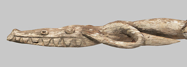 Finial (Yaba) for a Ceremonial House, Wood, paint, Kwoma
