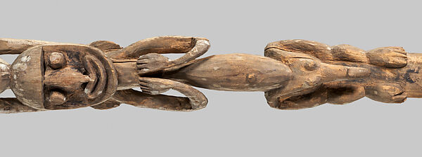 Finial (Yaba) for a Ceremonial House, Wood, paint, Kwoma