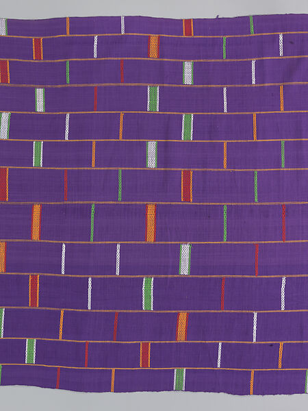 Wrapper, Women's weaving cooperative in Akwete (Nigerian), Cotton, dye, Ndoki-Igbo