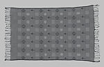 Wrapper, Women&#39;s weaving cooperative in Akwete (Nigerian), Cotton, Lurex, dye, Igbo peoples