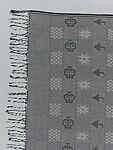 Wrapper, Women&#39;s weaving cooperative in Akwete (Nigerian), Cotton, Lurex, dye, Igbo peoples