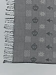 Wrapper, Women&#39;s weaving cooperative in Akwete (Nigerian), Cotton, Lurex, dye, Igbo peoples