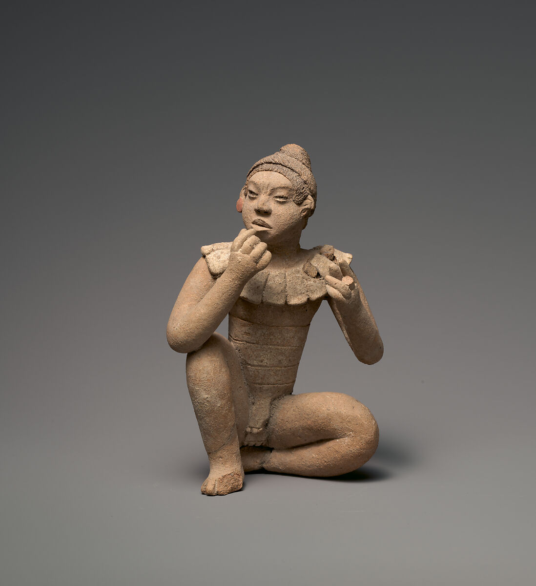 Male Figure, Ceramic, Xochipala 