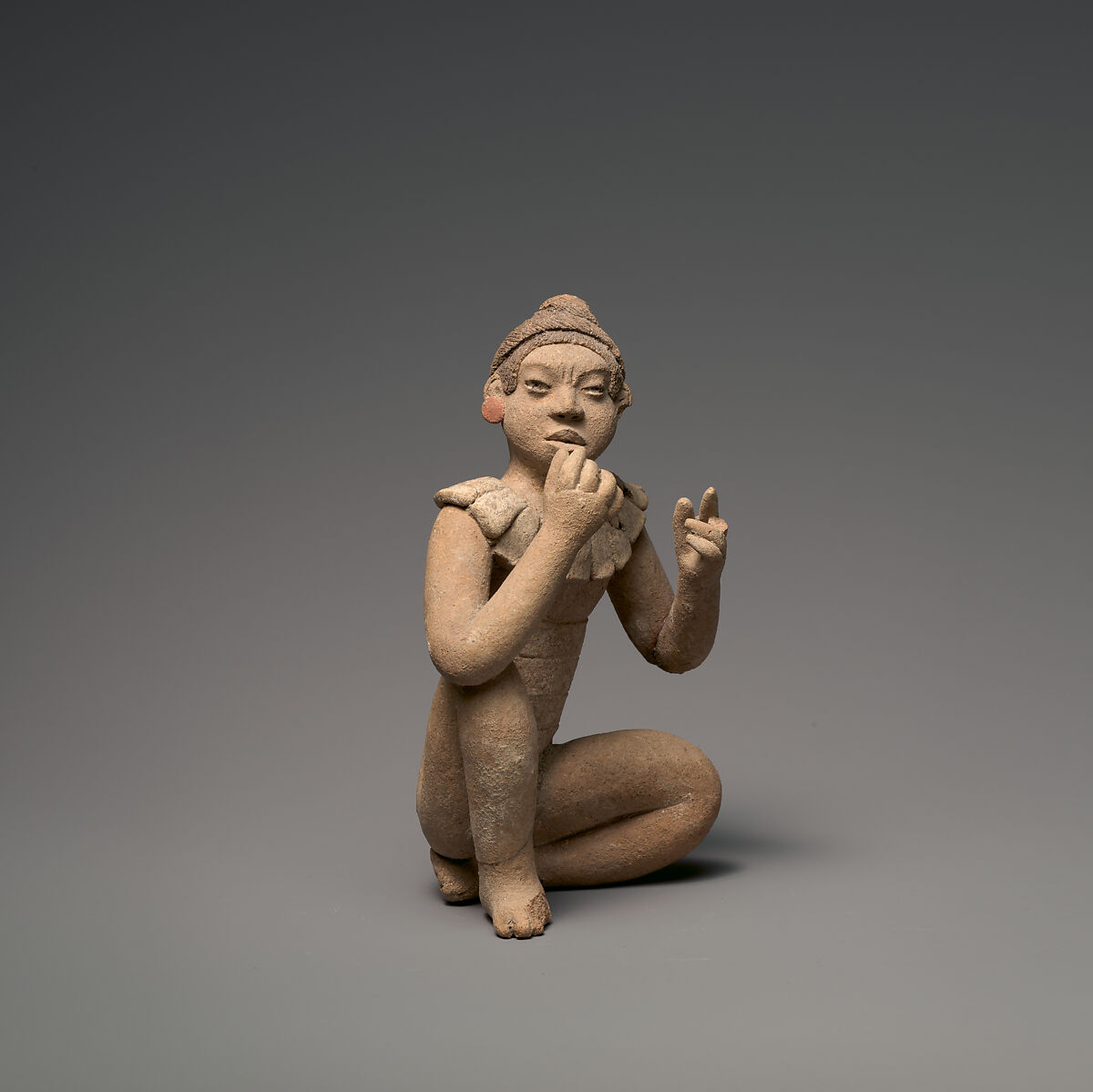 Male Figure, Ceramic, Xochipala