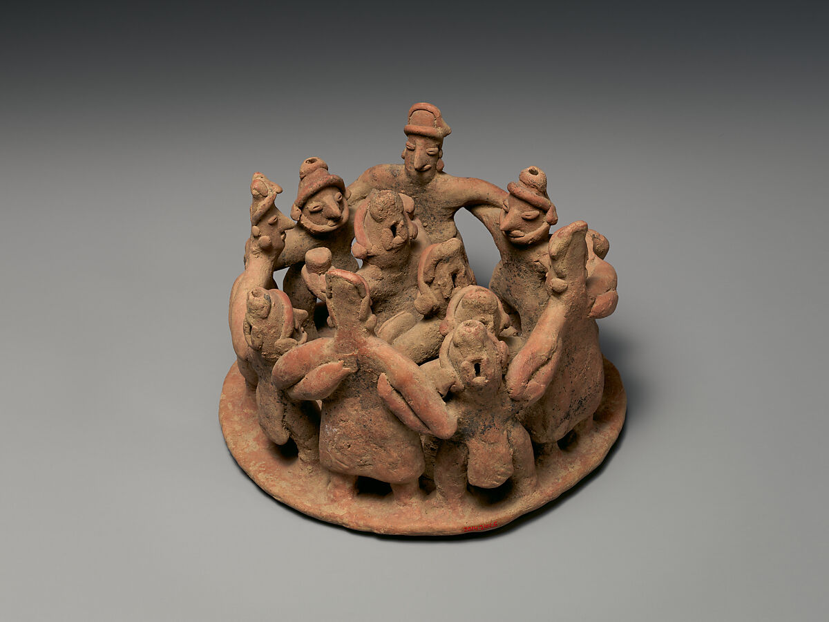 Ring of Figures, Ceramic, Colima