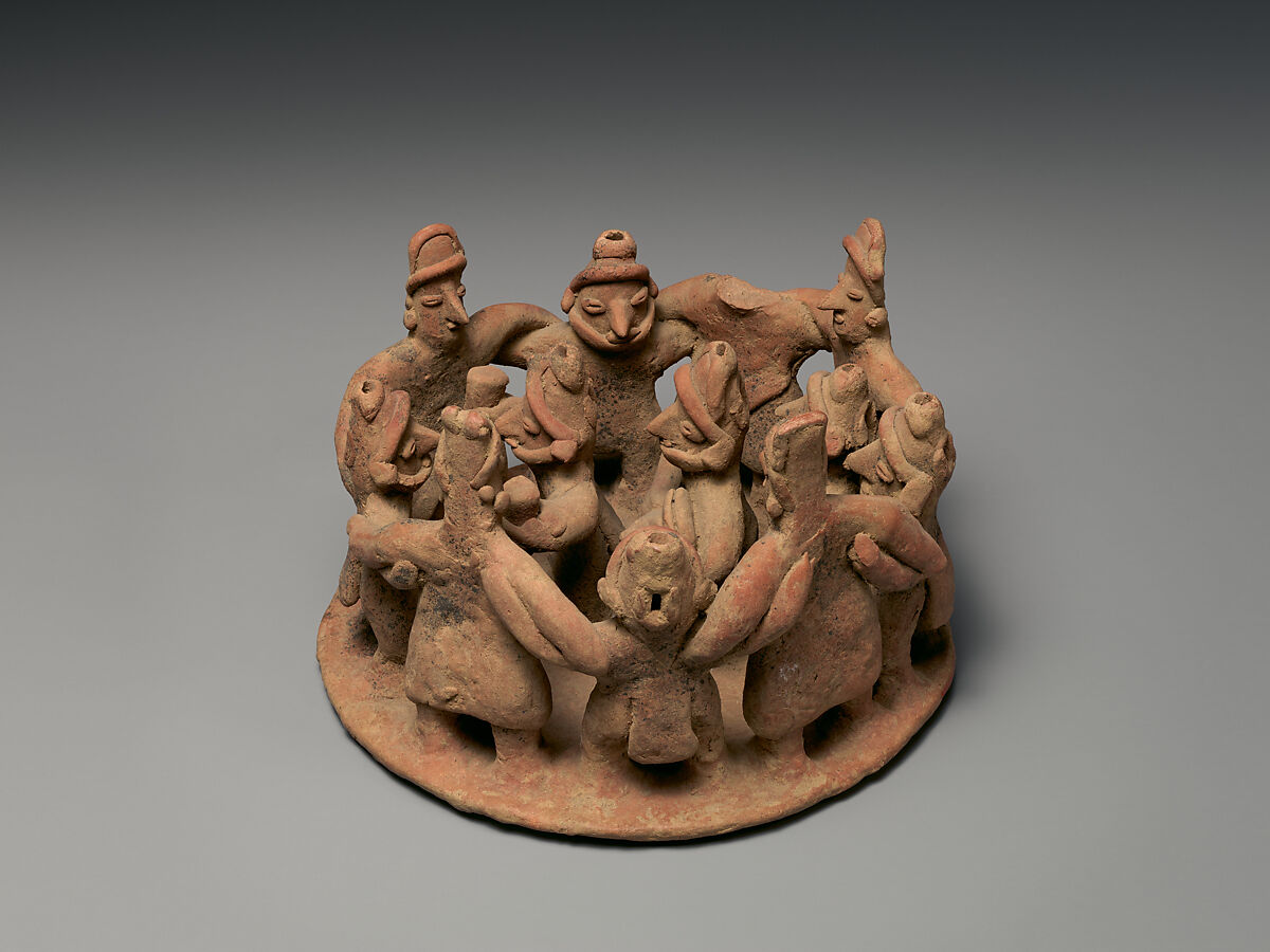 Ring of Figures, Ceramic, Colima