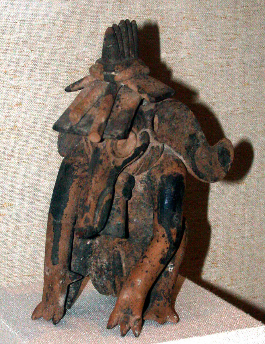 Masked Figure, Ceramic, Veracruz