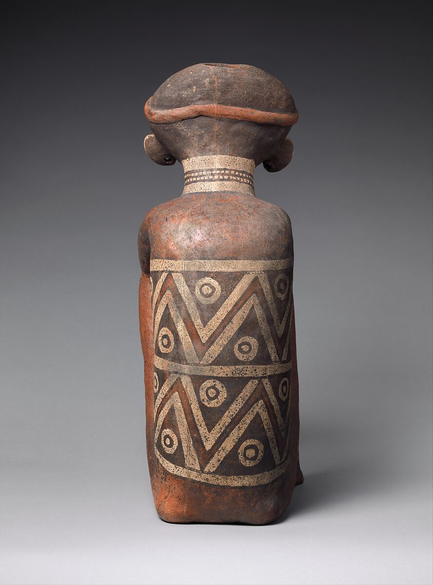 Seated Male Figure, Ceramic, Nayarit (Chinesco)