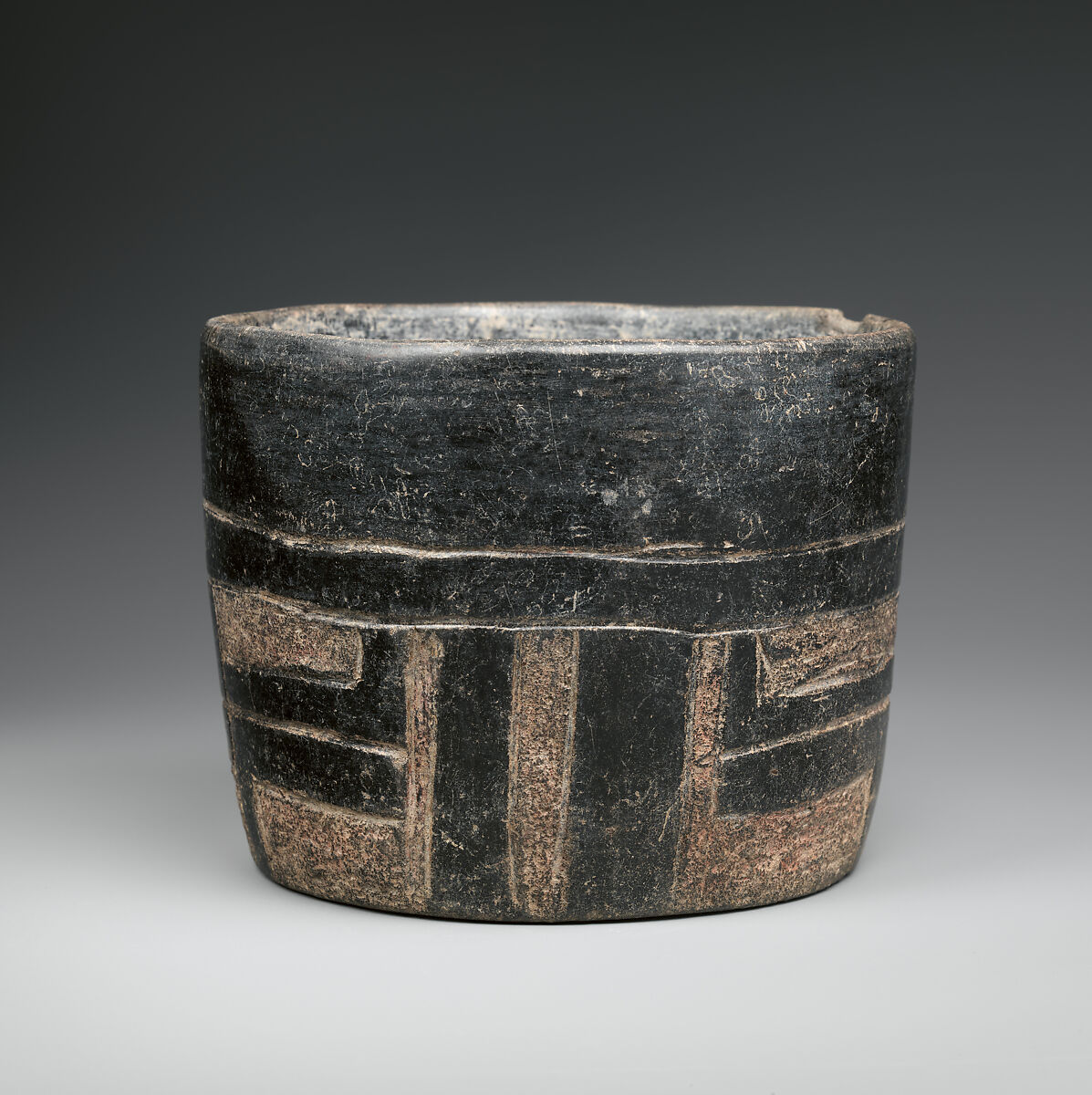 Blackware Bowl, Ceramic, Olmec