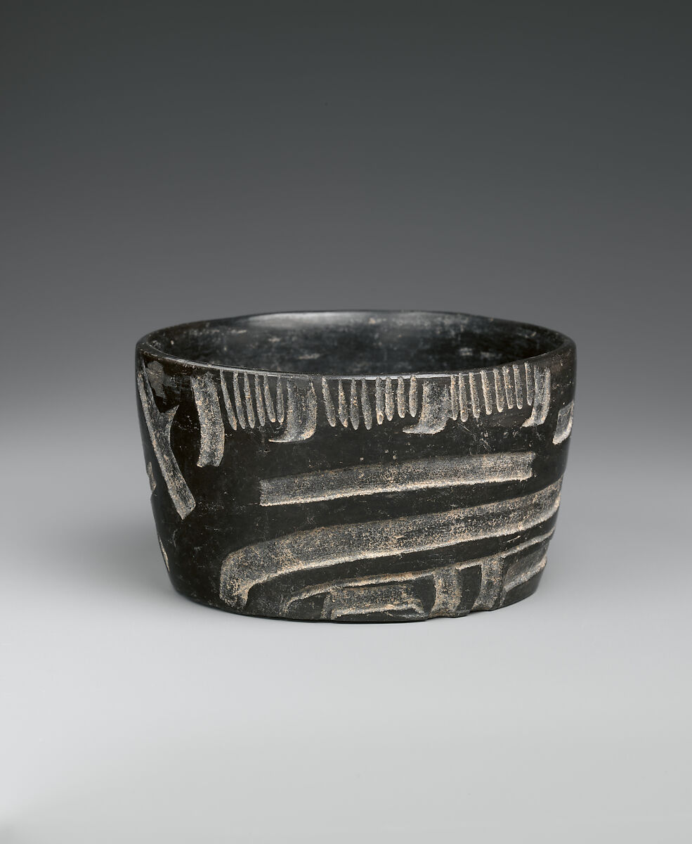 Blackware Bowl, Ceramic, Olmec 