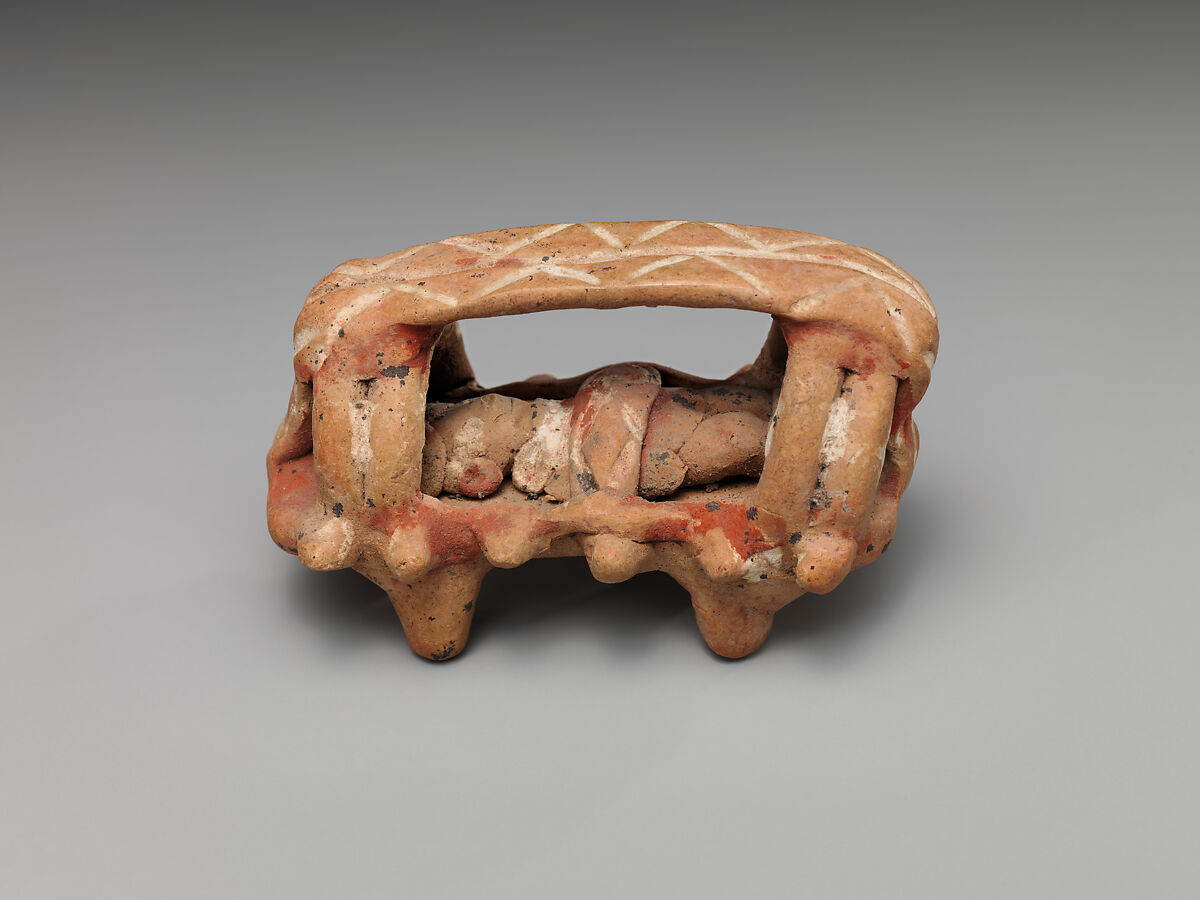 Bed Figure, Ceramic, Michoacan