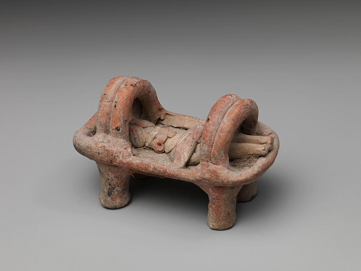 Bed Figure, Ceramic, Michoacan 