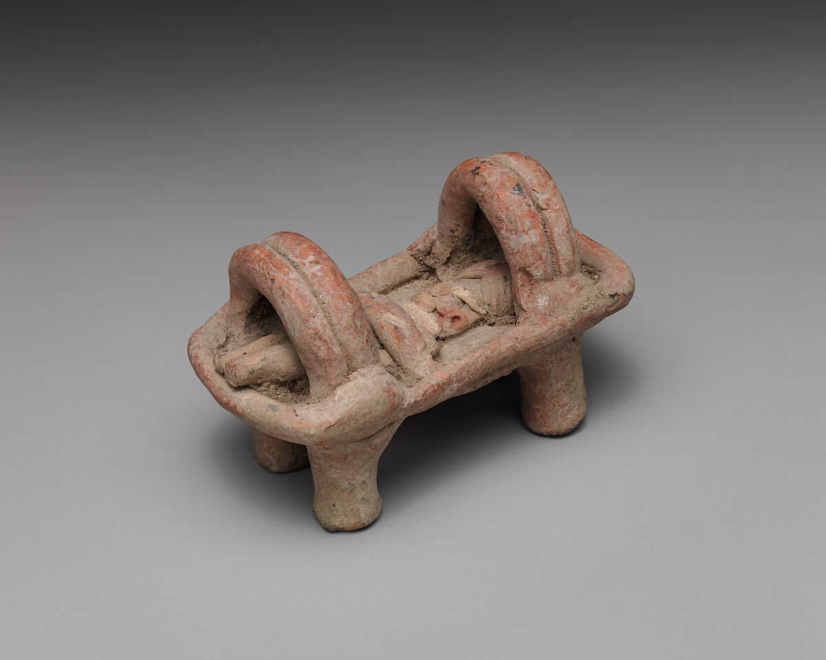 Bed Figure, Ceramic, Michoacan