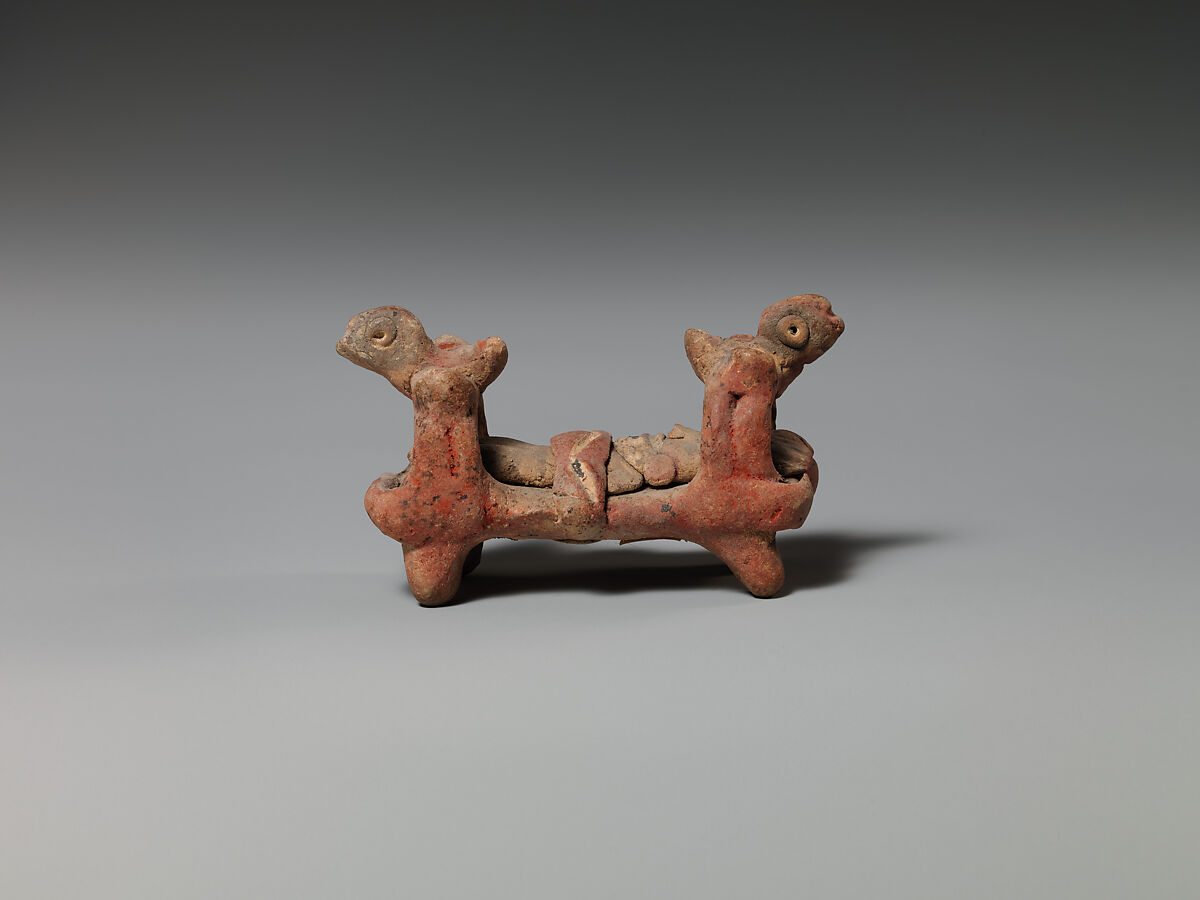 Bed Figure, Ceramic, Michoacan