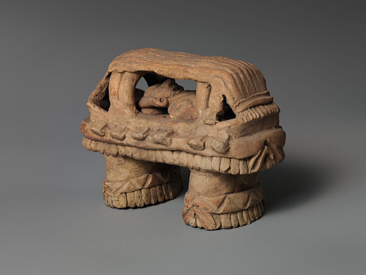 Bed Figure, Ceramic, Michoacan